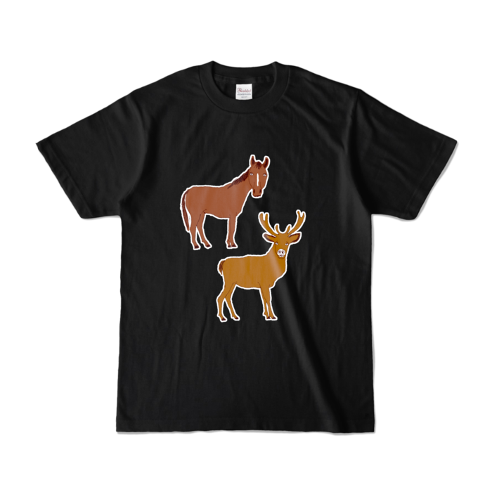 カラーTシャツ - S - ブラック (濃色)