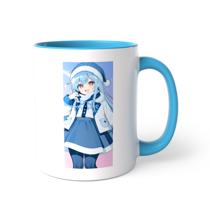 ツートンカラーマグカップ - 直径 8.2cm / 高さ 9.5cm