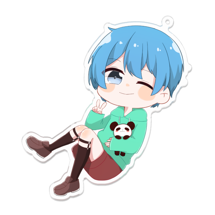 アクリルキーホルダー - 100 x 100 (mm)