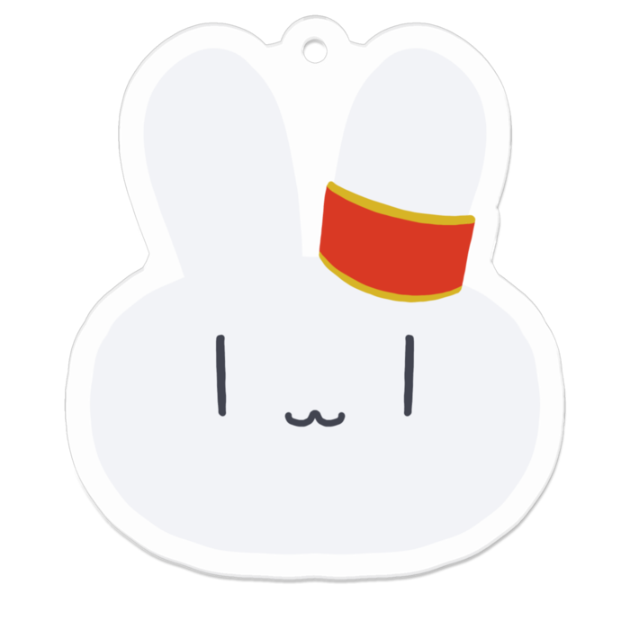 アクリルキーホルダー - 50 x 50 (mm)