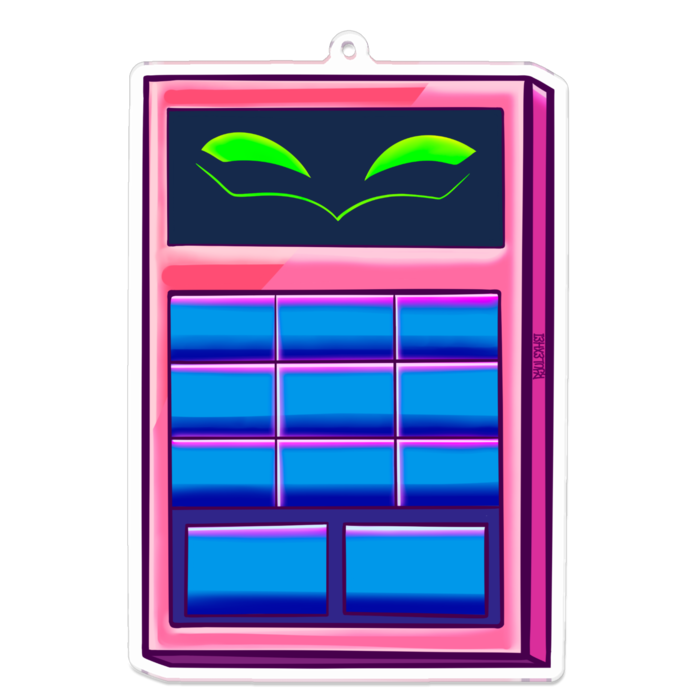 アクリルキーホルダー（コーティング） - 100 x 100 (mm)