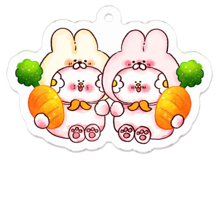 アクリルキーホルダー - 50 x 50 (mm)