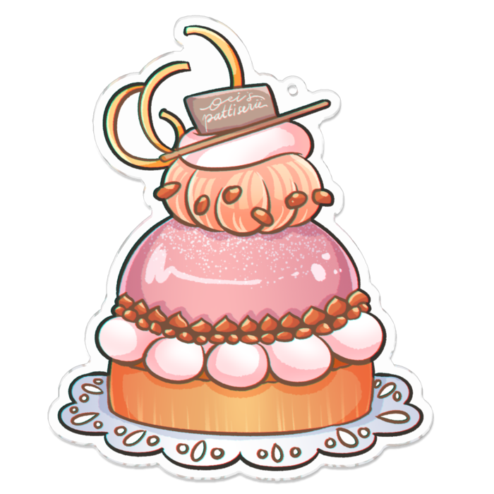 アクリルキーホルダー - 100 x 100 (mm)