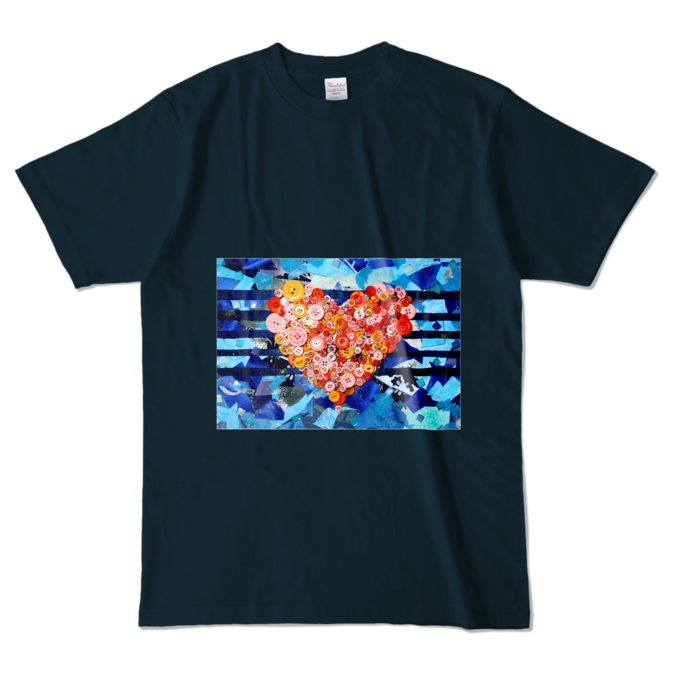カラーTシャツ - L - ネイビー (濃色)