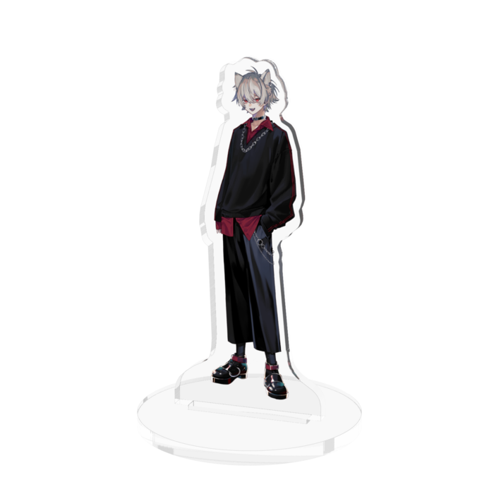 アクリルフィギュア - 70x70mm 口あけ