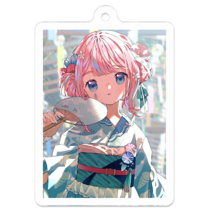 アクリルキーホルダー - 50 x 50 (mm)