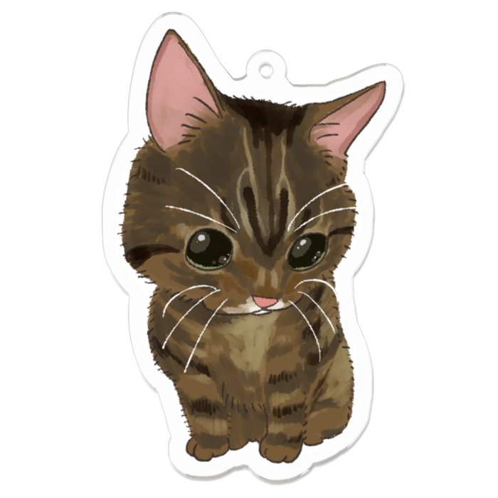 アクリルキーホルダー - 70 x 70 (mm)