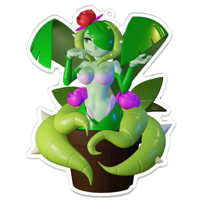 アクリルキーホルダー（コーティング） - 100 x 100 (mm)