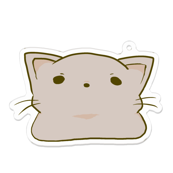 アクリルキーホルダー - 70 x 70 (mm)