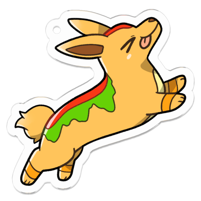 アクリルキーホルダー - 50 x 50 (mm)