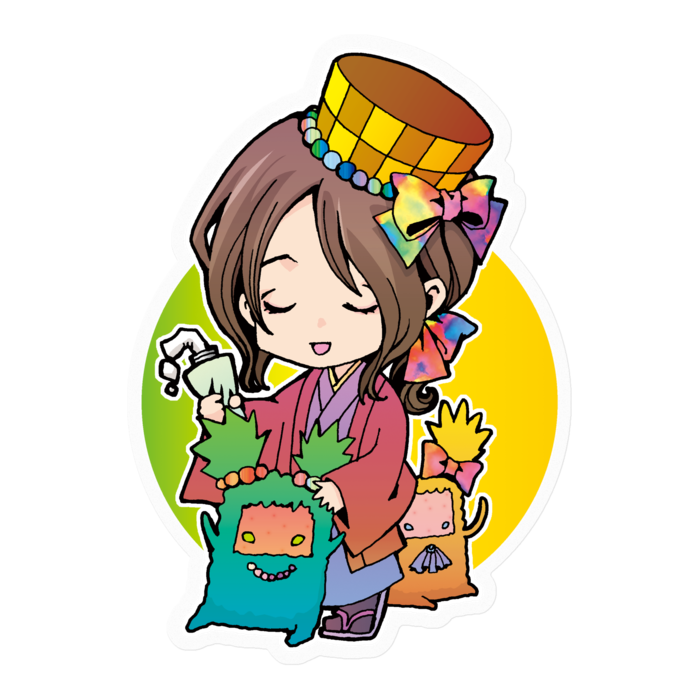 ステッカー - 100 x 100 (mm)