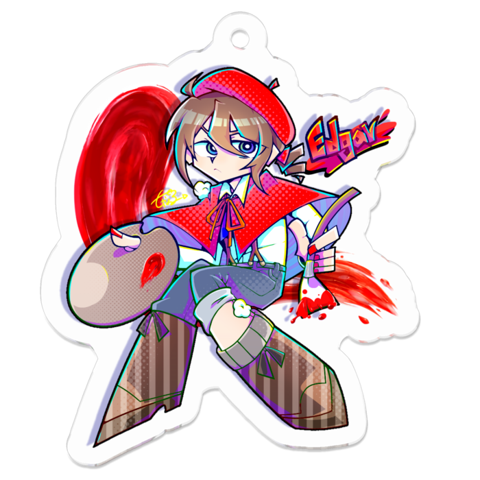 アクリルキーホルダー - 50 x 50 (mm)