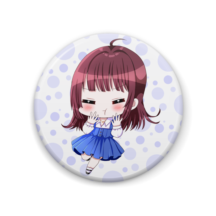 【57mm】缶バッジ ver.3 [ 怒り顔 ]