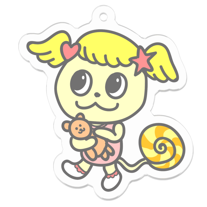 アクリルキーホルダー - 50 x 50 (mm)