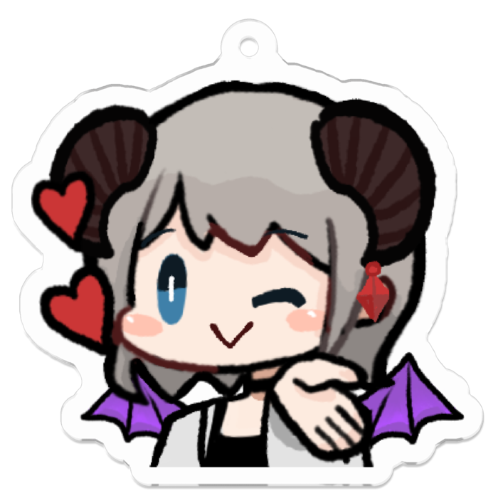 アクリルキーホルダー - 50 x 50 (mm)