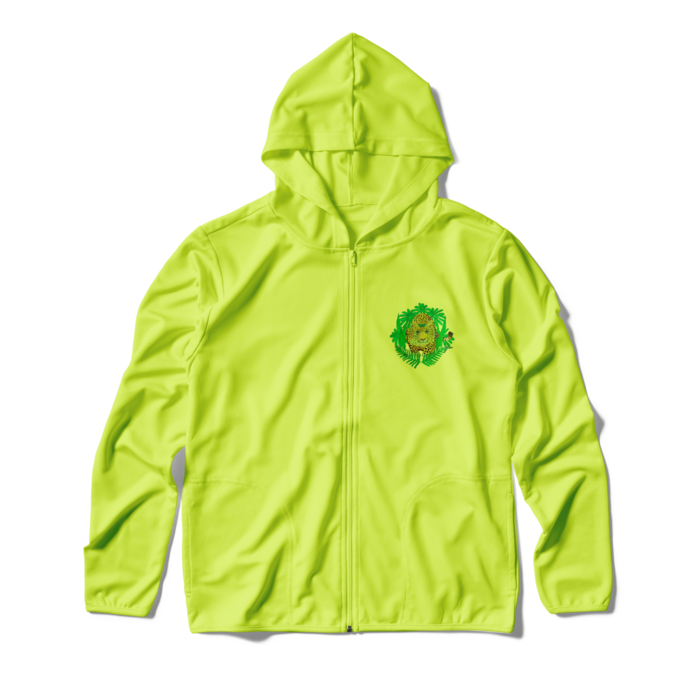 ジップパーカー - M - ライトグリーン