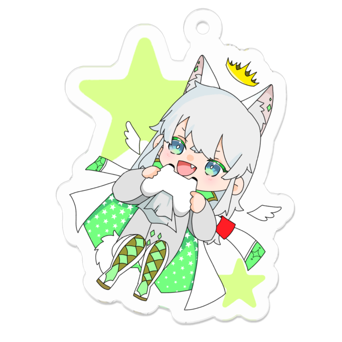 アクリルキーホルダー - 50 x 50 (mm)