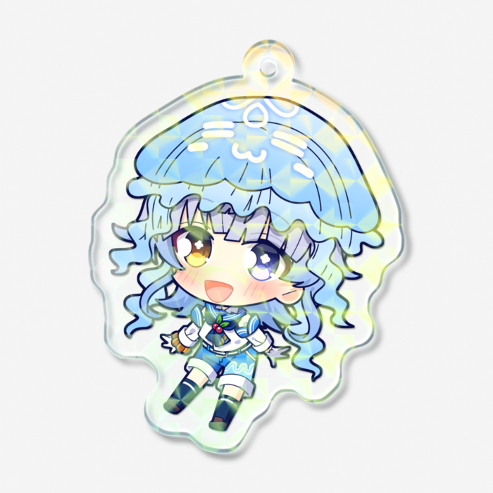 ホログラムアクリルキーホルダー - 50 × 50mm