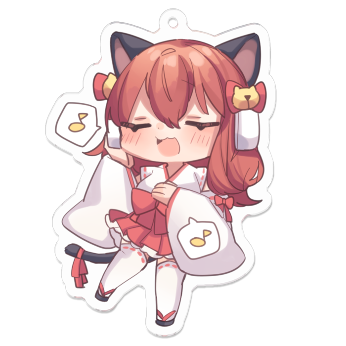 アクリルキーホルダー（コーティング） - 70 x 70 (mm)