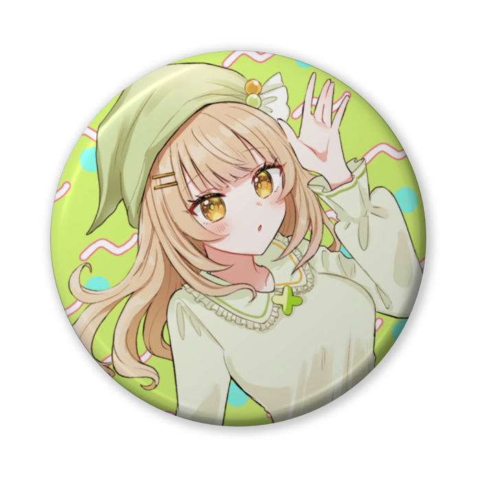メロぴねコラボ缶バッジ~四葉メロンver.🍈~