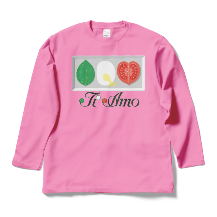 ロングスリーブTシャツ - L - ピンク