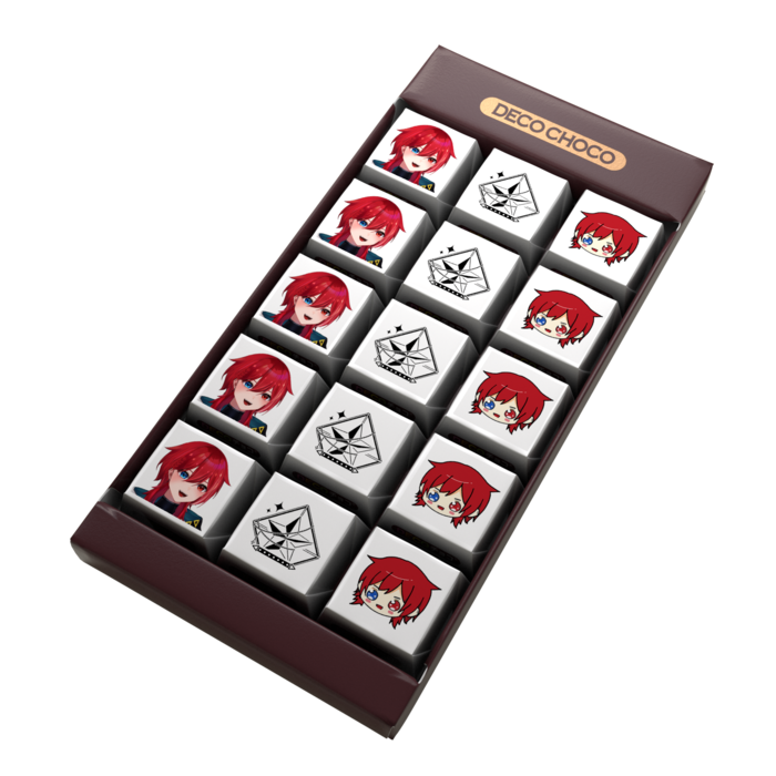 DECOチョコ - 列ごとにデザイン