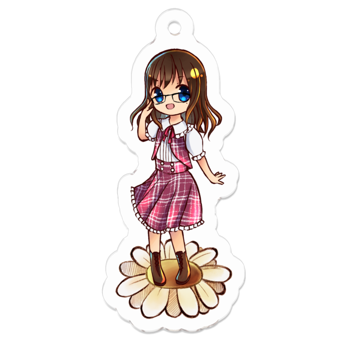 アクリルキーホルダー - 50 x 50 (mm)