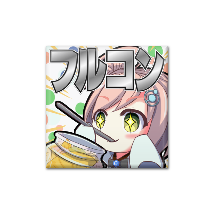 缶バッジ - 四角形40mm