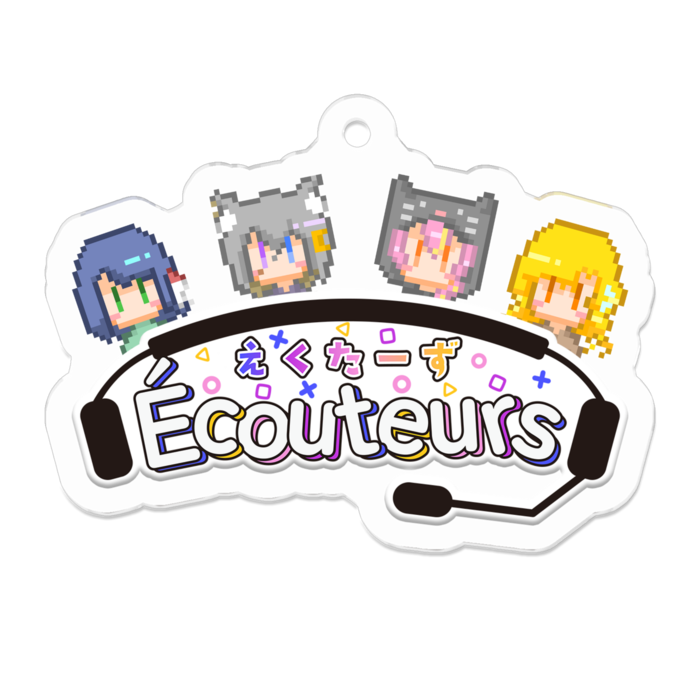 アクリルキーホルダー - 50 x 50 (mm)
