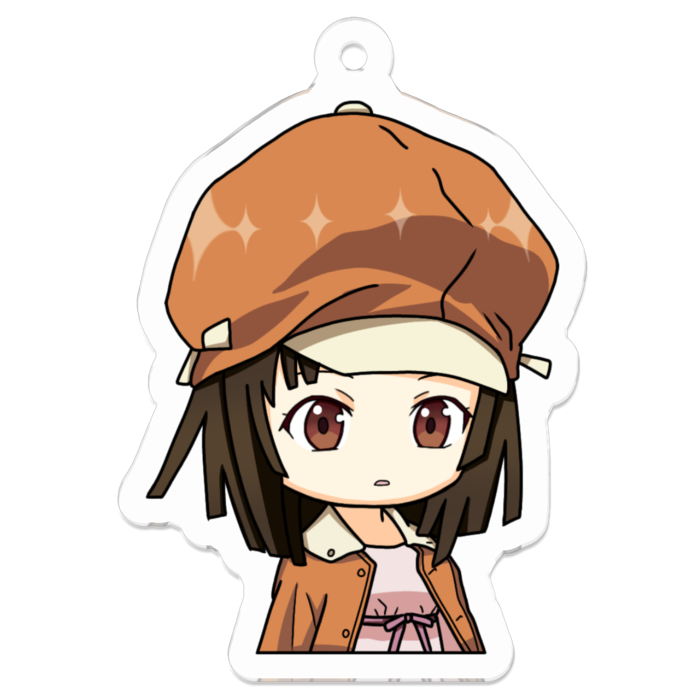 アクリルキーホルダー（コーティング） - 50 x 50 (mm)