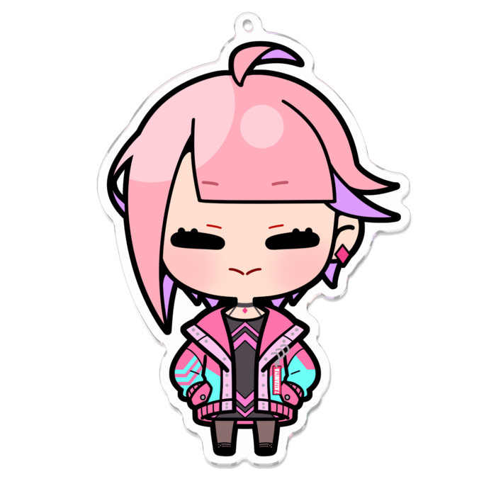 アクリルキーホルダー - 100 x 100 (mm)