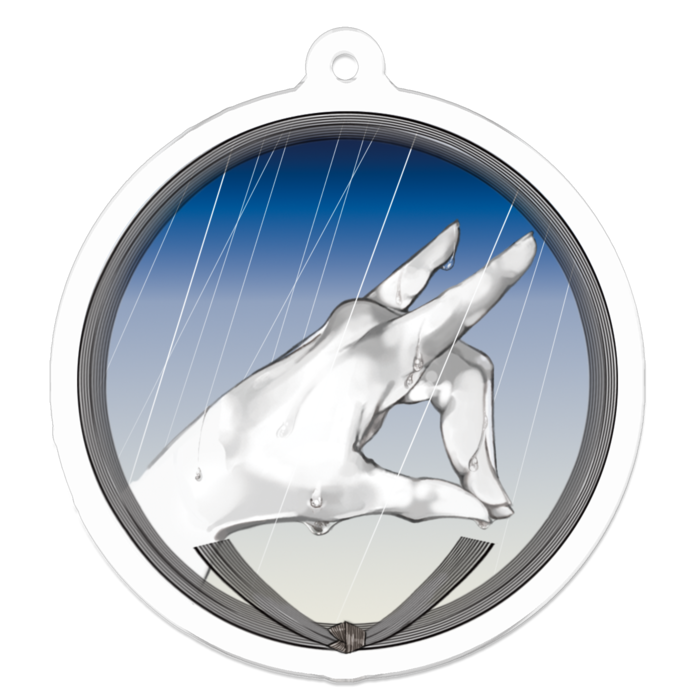 アクリルキーホルダー - 50 x 50 (mm)