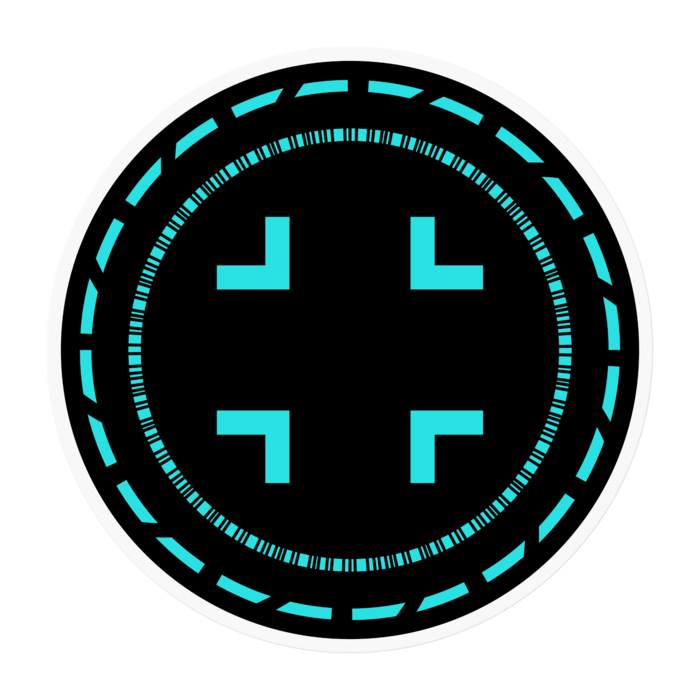 ステッカー - 100 x 100 (mm)