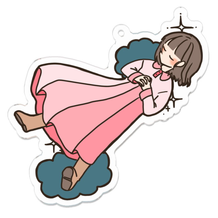 アクリルキーホルダー - 70 x 70 (mm)