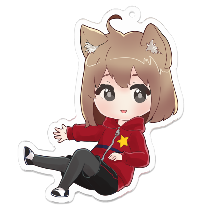 アクリルキーホルダー - 70 x 70 (mm)