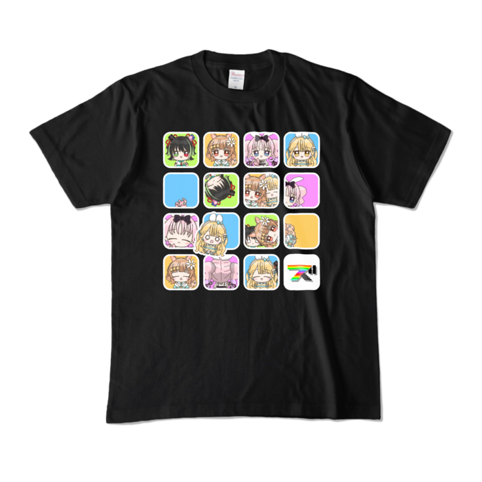 カラーTシャツ - M - ブラック (濃色)