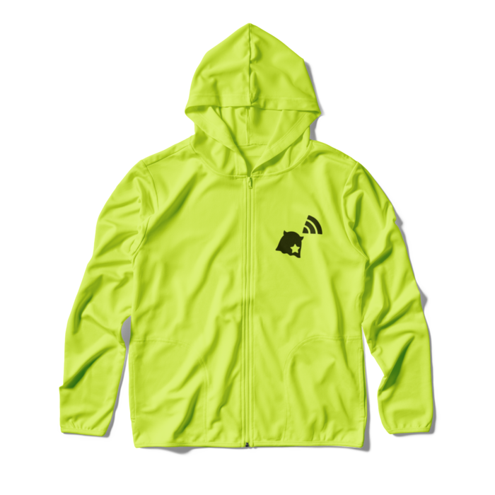 ジップパーカー - M - ライトグリーン