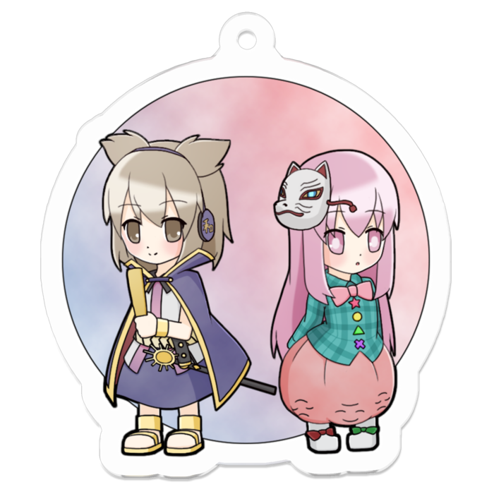 アクリルキーホルダー - 50 x 50 (mm)