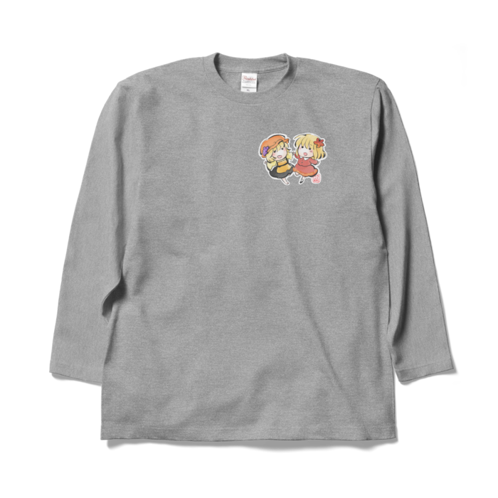 ロングスリーブTシャツ - XL - 杢グレー