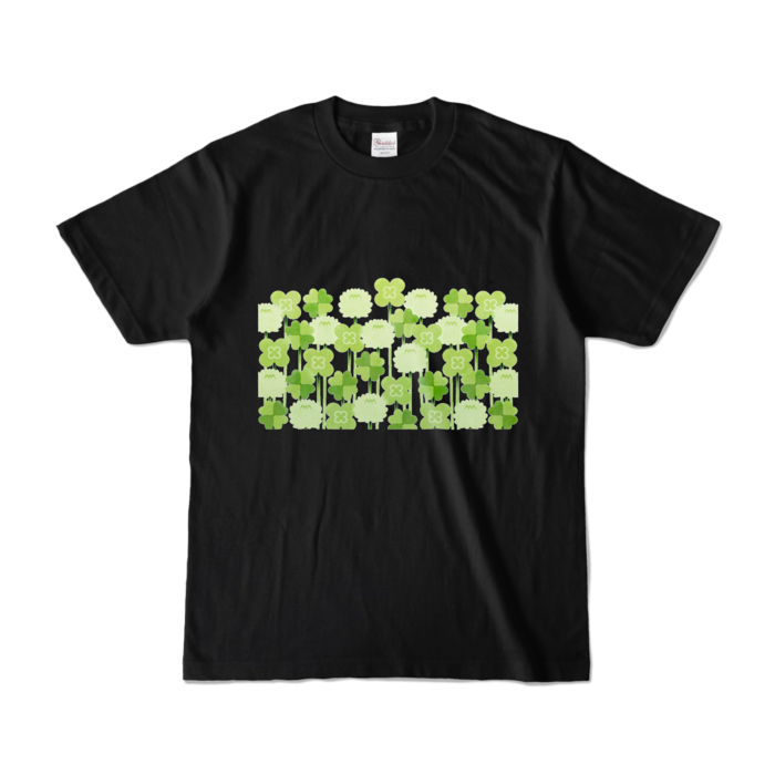 カラーTシャツ　黒色　S
