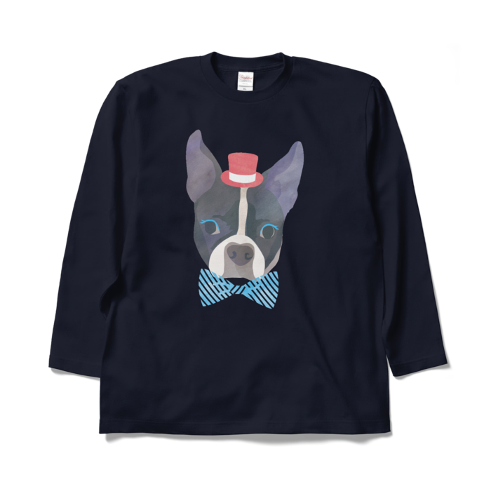ロングスリーブTシャツ - XL - ネイビー