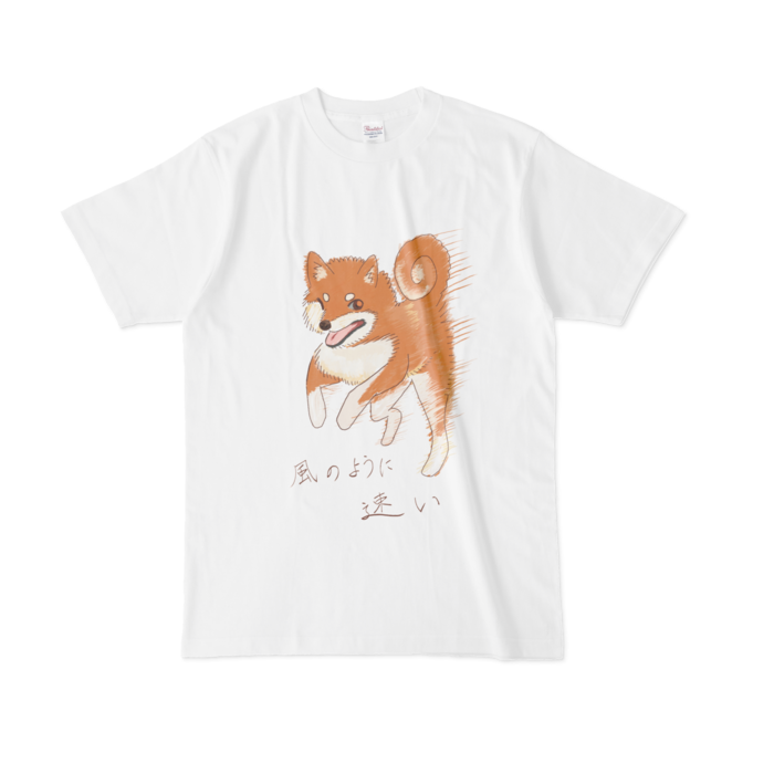 Tシャツ - L - 白 - 柴犬