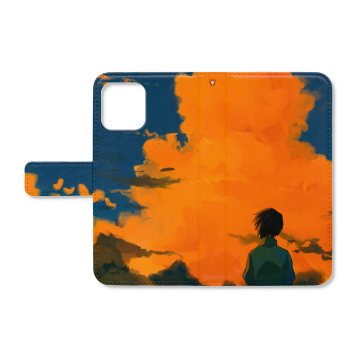 手帳型iPhoneケース - iPhone12 / 12 Pro - ストラップ穴 あり