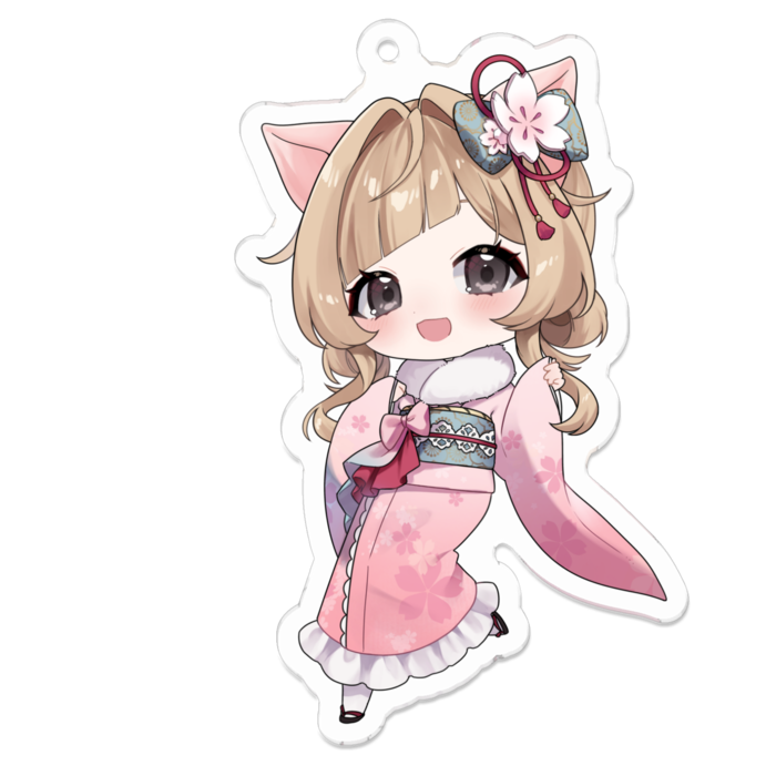 ツインおだんご 笑顔