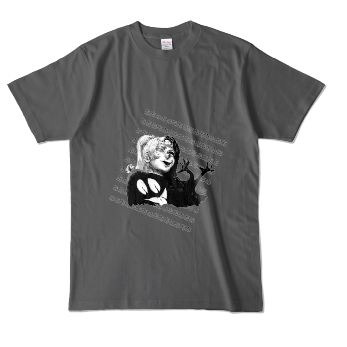 カラーTシャツ - L - チャコール （濃色）
