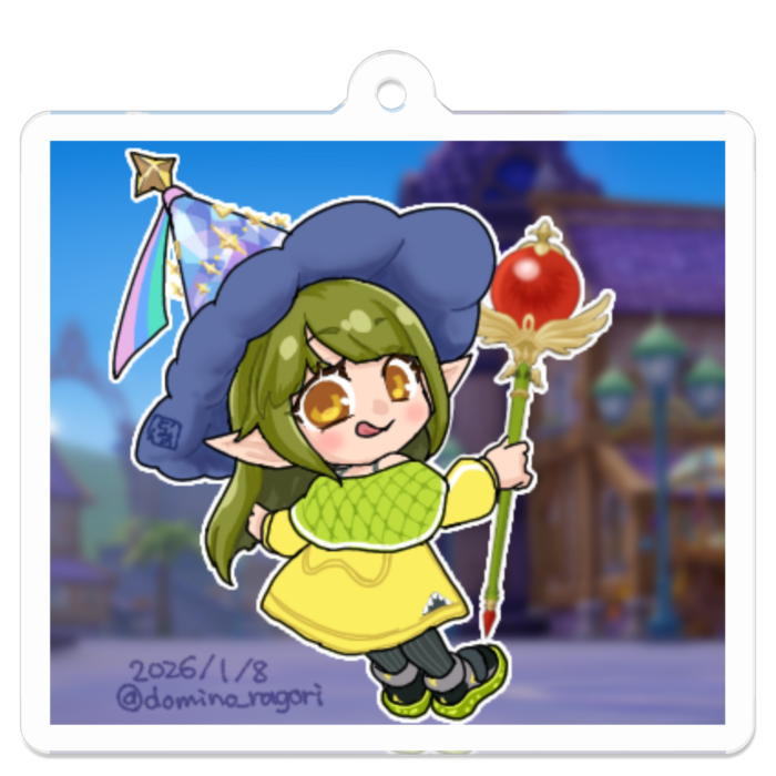 アクリルキーホルダー - 50 x 50 (mm)(12)