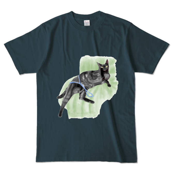 カラーTシャツ - L - デニム (濃色)