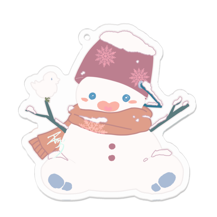 アクリルキーホルダー - 70 x 70 (mm)