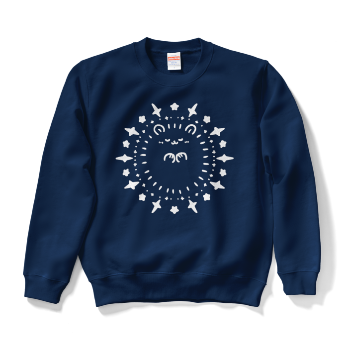 【ホワイト】スウェット - S - ネイビー