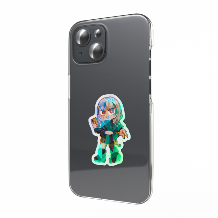 ホログラムスマホステッカー - 縦